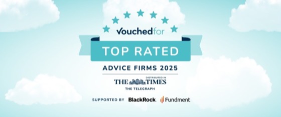 VouchedFor top rated adviser badge